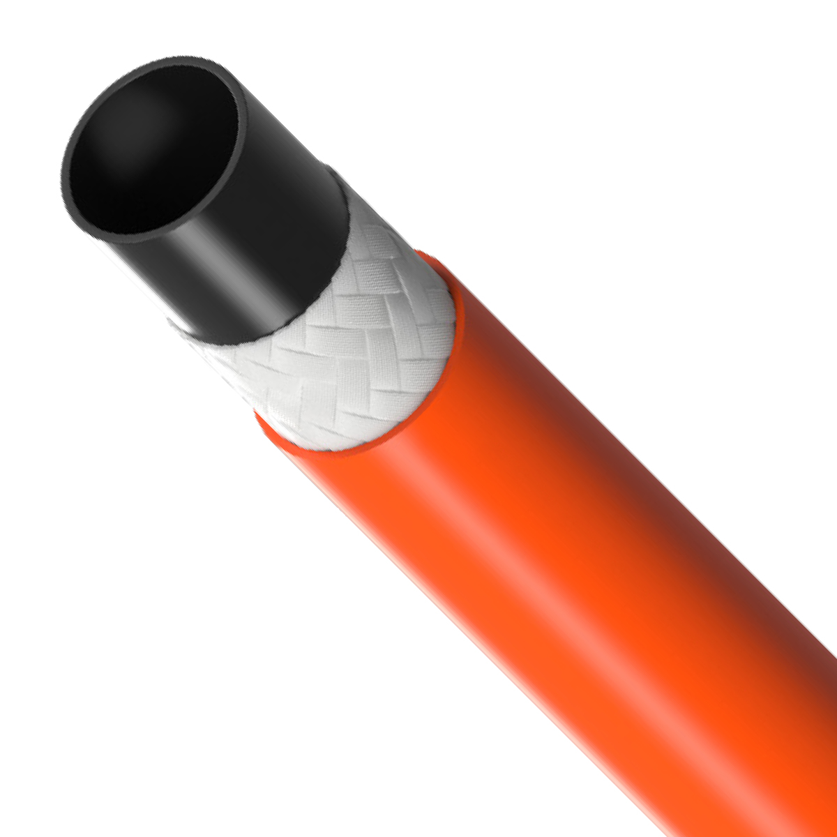 Manguera - DN10 - 3/8" - termoplástica - no conductiva - 2250 psi.