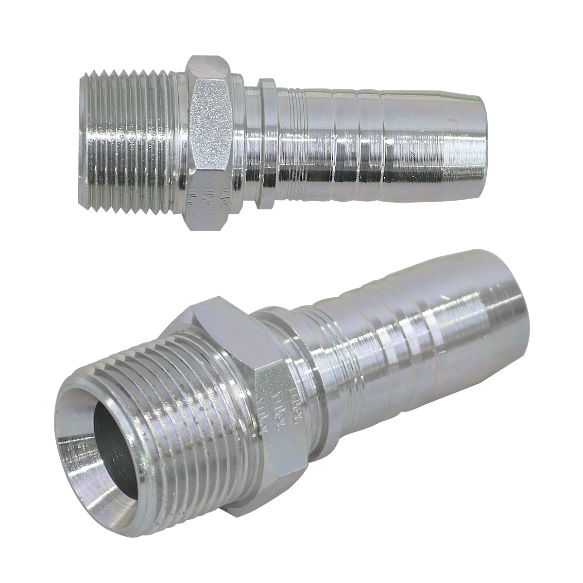 Conexión macho nptf - 1/2" - 3/8"