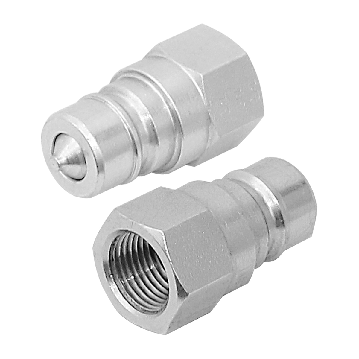 Acople rápido hidráulico - macho - 3/8" nptf - 350 bar.