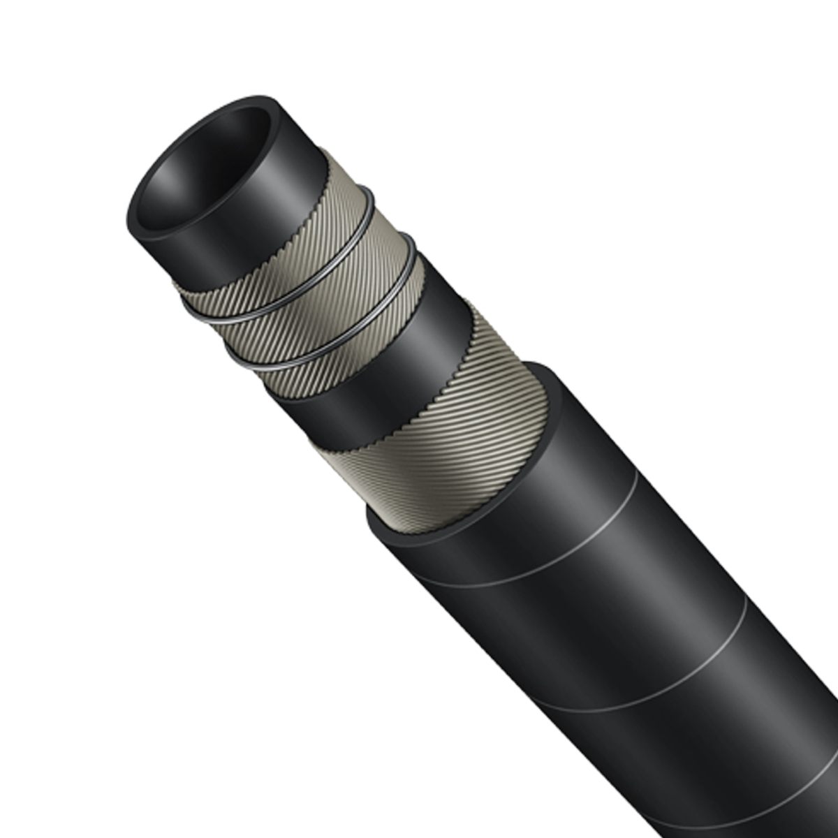 Manguera - dn38 - 1.1/2" - malla textil + alambre helicoidal - spirtex/k - 140psi
