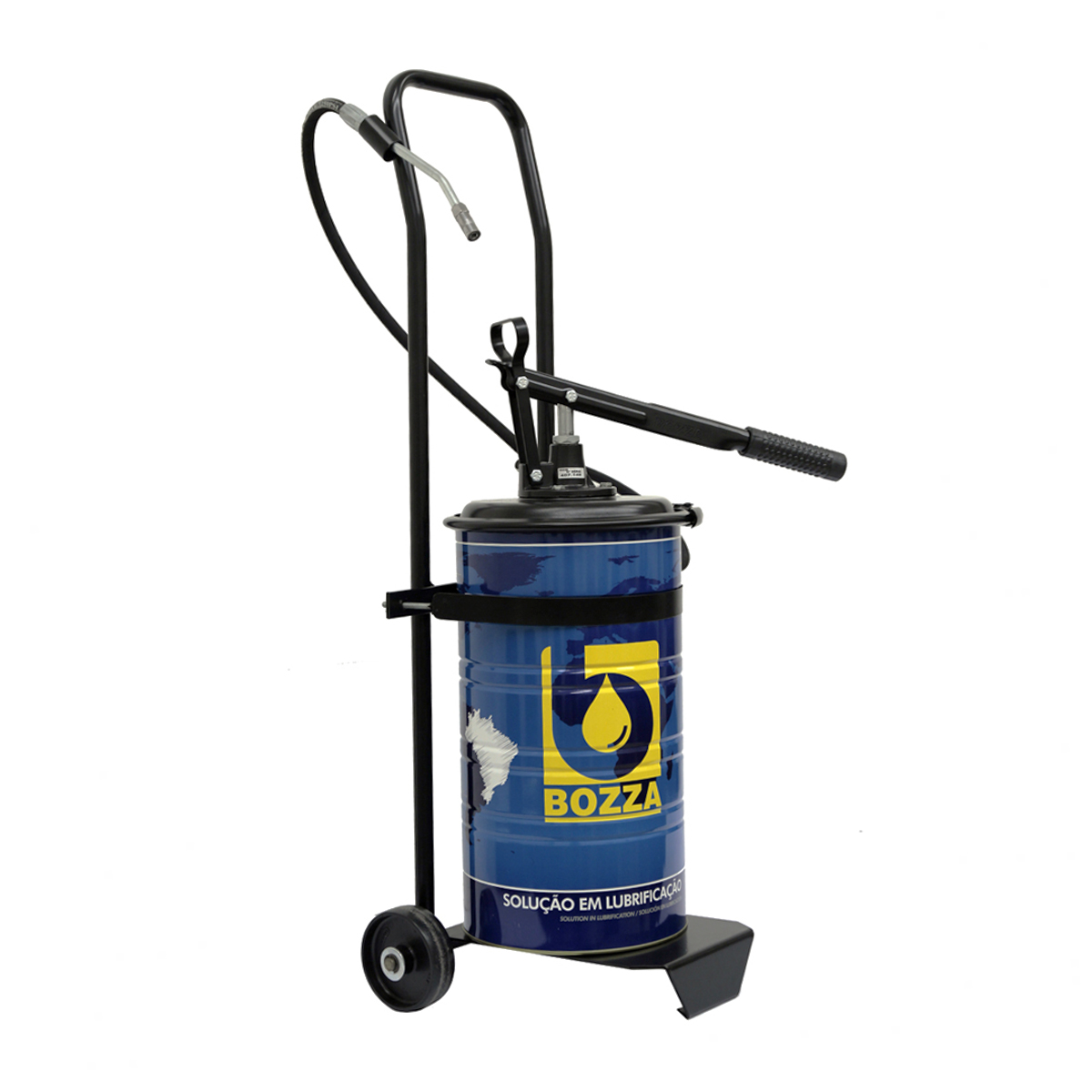 Bozza - bomba manual grasa c/carrito 14 kg.
